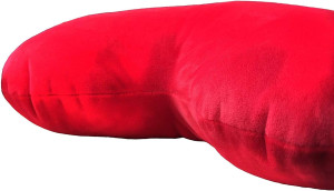 Cute Plush Red Heart Pillow Cushion Toy Throw Pill...