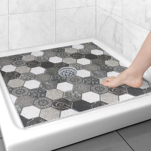 Square Shower Mat Non Slip: 31x31 Inch Extra Large...