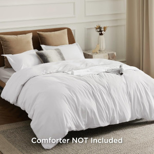 Bedsure Duvet Cover Oversized Queen Size - Soft Do...